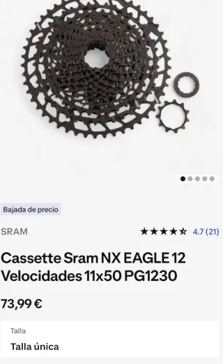 Cassette SRAM NX Eagle 12v MTB