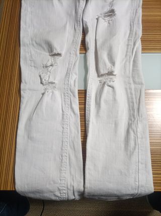 Vaqueros blancos Terranova Talla 42/28