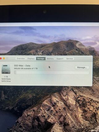 iMac 21,5 Late 2013 Mejorado i5 disco SSD 1 TB