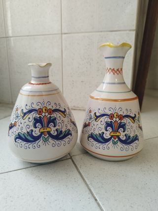 2 Caraffe Deruta dipinte a mano