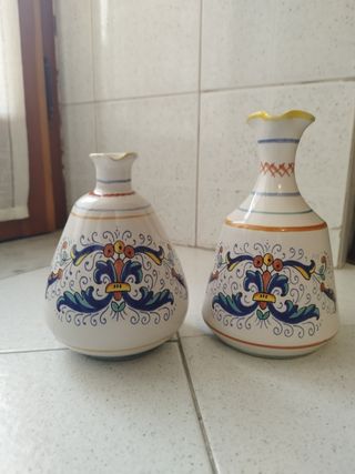 2 Caraffe Deruta dipinte a mano