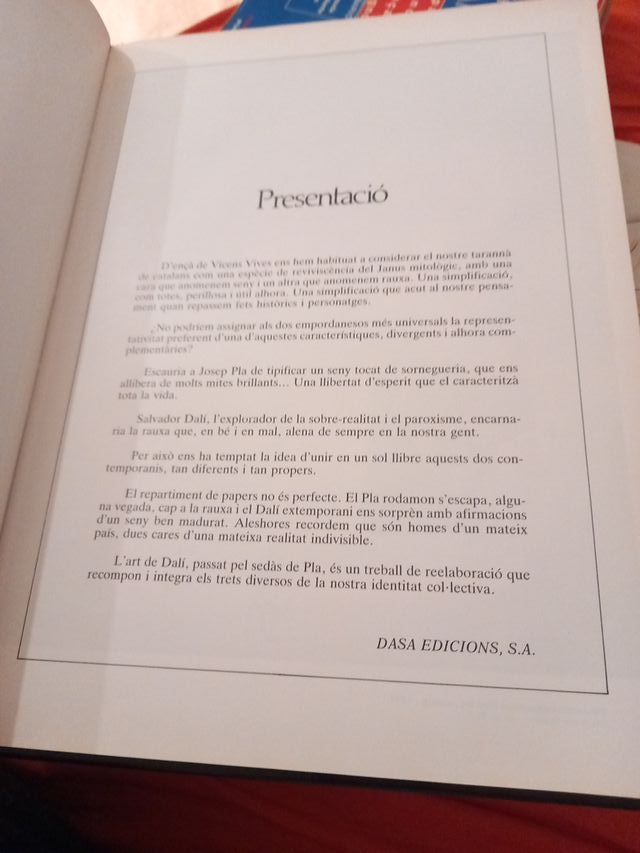 Salvador Dalí, Josep Pla, Obres de Museu