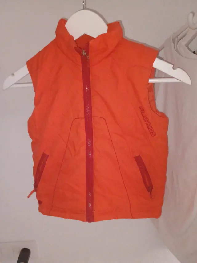 Chaqueta sin mangas naranja talla 3