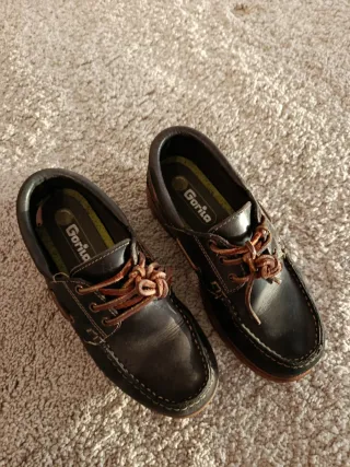 Zapatos Escolares Gorila Azul Oscuro