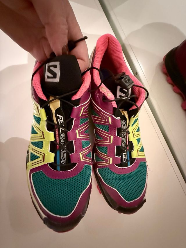 Zapatillas Salomon Trail Running Mujer, contragrip