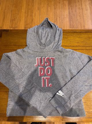 Sudadera Nike Gris Just Do It
