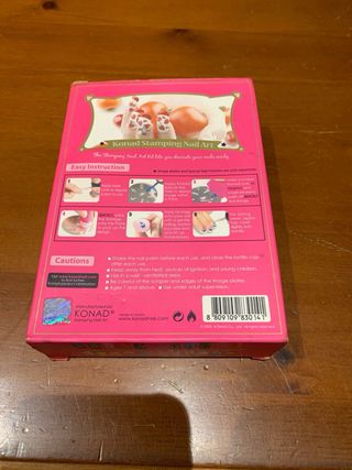Kit Estampado Uñas Konad Nail Art, usado una vez