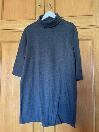 Vestido Zara gris