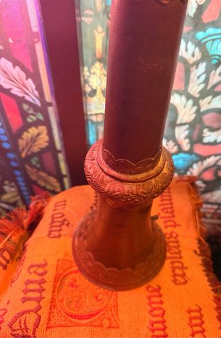 Trompeta Tibetana Ran Dhong Decorada