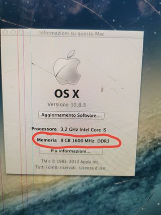Ram 2x 4GB Apple iMac