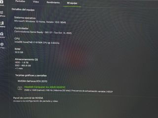 PC Gaming i7 32GB RAM 2TB SSD RTX 2070 OC