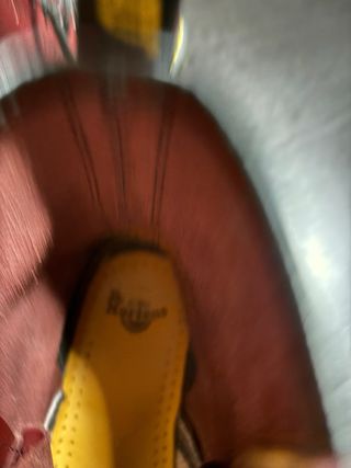 Stivali rossi Dr. Martens taglia 37