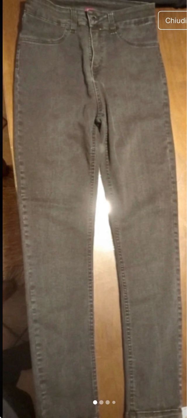 Jeans vita alta grigio Aniye by taglia S