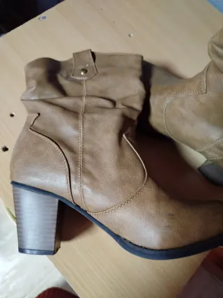 Botas de mujer tacón marrón