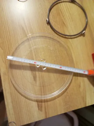 Plato de microondas de cristal