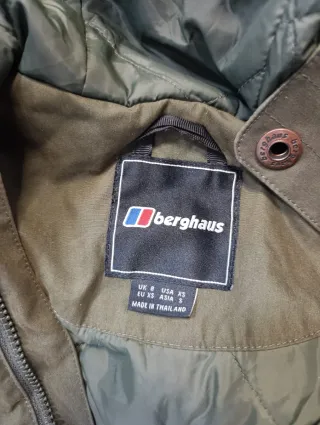 Berghaus Green Parka Jacket – Faux Fur Hood