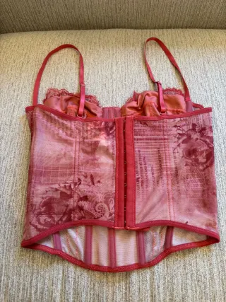 Corsé Shein Talla S Rojo/Rosa