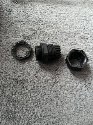 Pasacables Nylon PG16 Negro