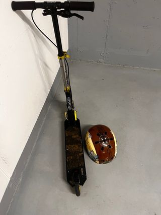 Patinete Oxelo y Casco