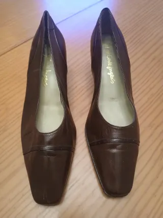 Tacones Marrones El Corte Inglés Talla 38