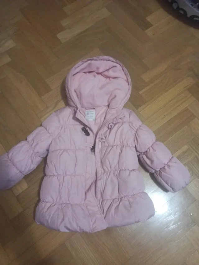 Abrigo rosa 18-24 meses, em ótimo estado