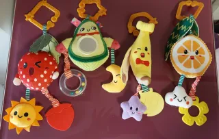 Sonajeros Cuna Frutas Bebé