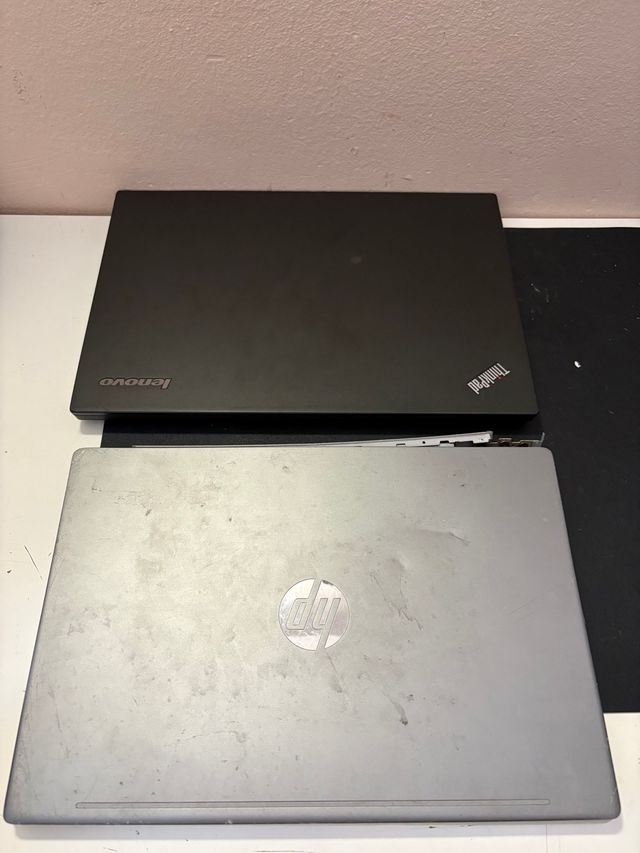 2 portatiles hp y lenovo i5