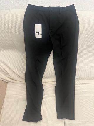 Pantalón vestir Zara negro