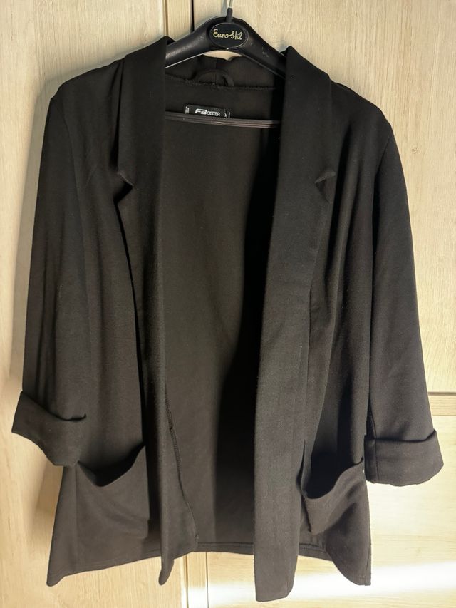 Blazer americana negro