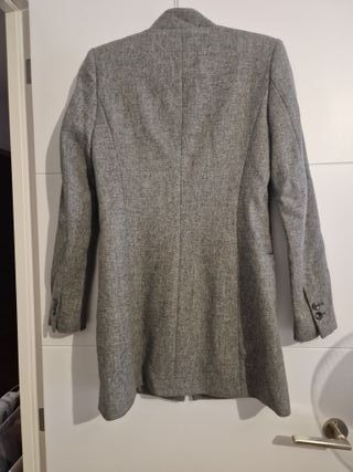 Abrigo Zara paño gris
