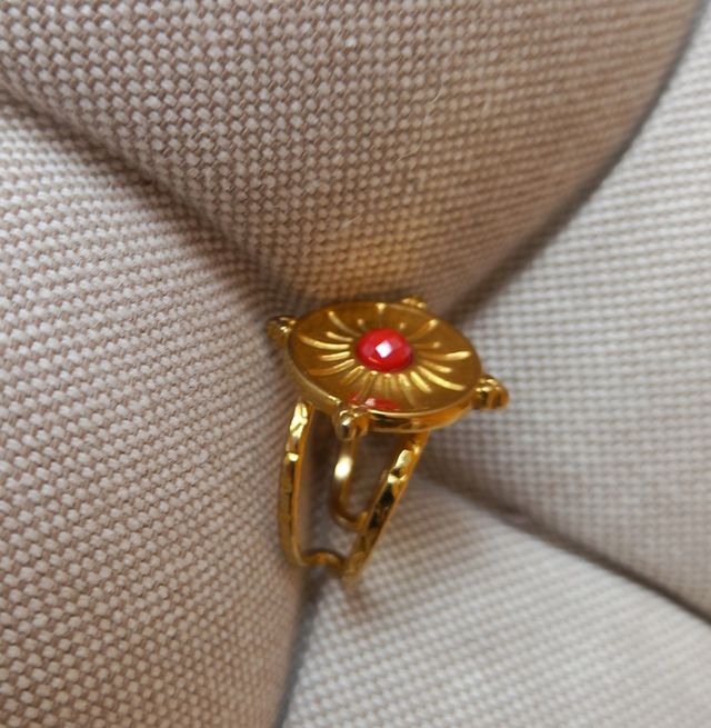 Anillo Estrella de los Vientos Ajustable