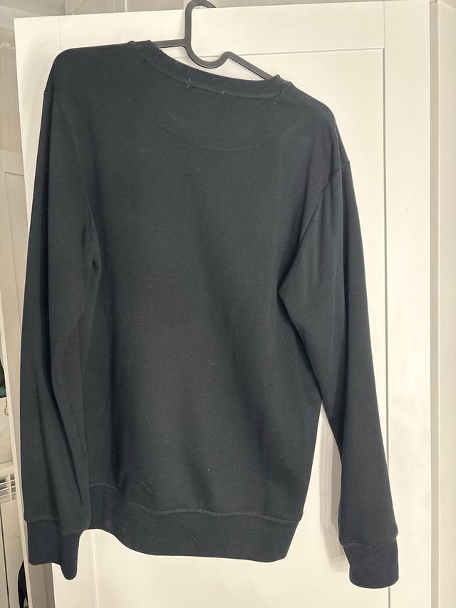 Sudadera Kenzo Negra con Tigre Azul