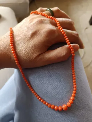 Collana corallo Sciacca sfumato