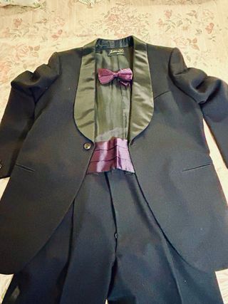 Smoking azul oscuro, años 60