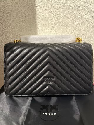 Borsa Pinko Chevron Nera