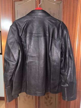 Chaqueta de cuero Diesel Negra