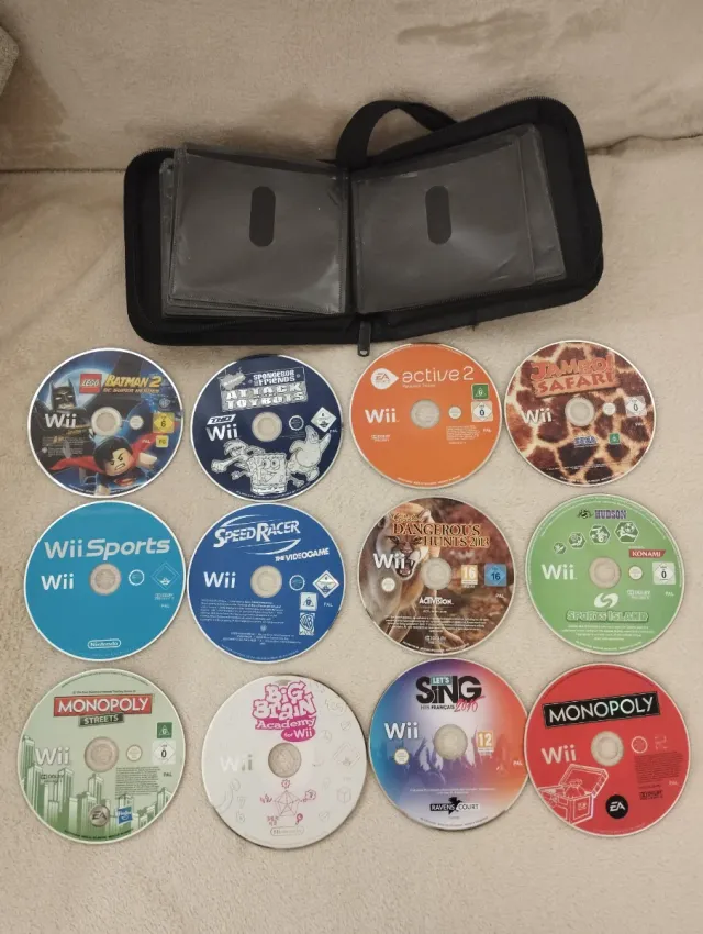 Pack juegos originales para Nintendo wii
