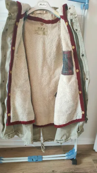 Parka invernale uomo verde taglia L