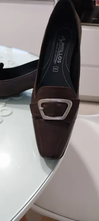 Zapatos Pitillos Marrones Talla 39 Sin Usar