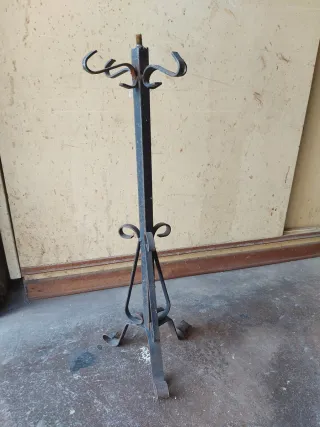 Accessorio camino in metallo nero