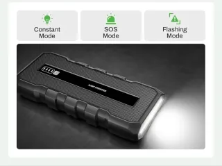 Potente Arrancador de Motos, Coches, Todoterrenos