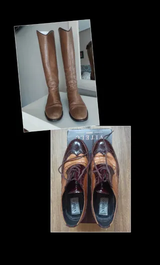 Botas caña alta y zapatos blucher