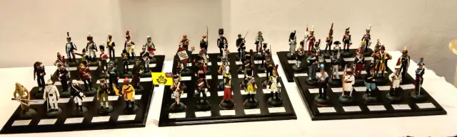 Soldatini di piombo. Intera collezione da 60 pz.
