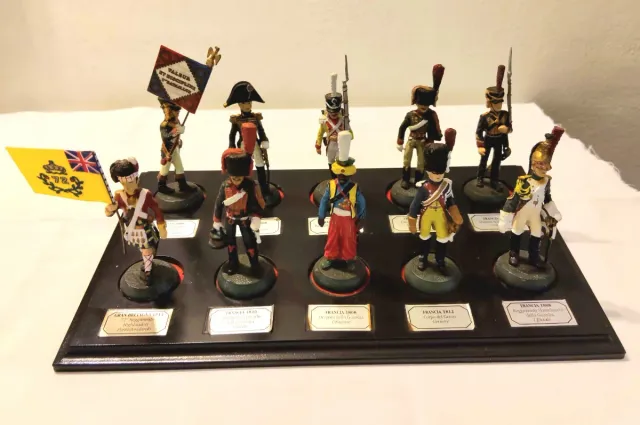 Soldatini di piombo. Intera collezione da 60 pz.