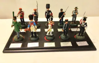 Soldatini di piombo. Intera collezione da 60 pz.