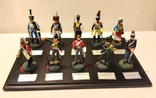 Soldatini di piombo. Intera collezione da 60 pz.