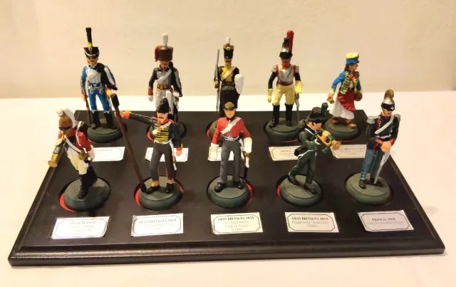 Soldatini di piombo. Intera collezione da 60 pz.