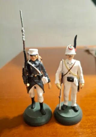 Soldatini di piombo. Intera collezione da 60 pz.