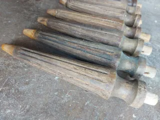 Set gambe mobili in legno