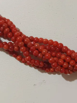 Collana Corallo Rosso naturale